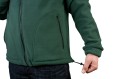 Polar Męski JHK FLRA 340 PREMIUM posiada bardzo dobre właściwości cieplne i jest gruby.Dostępne na www.koszulkisuper.com-Zieleń butelkowa z czarnym