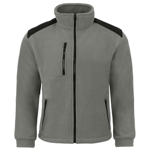 Polar Męski JHK FLRA 340 PREMIUM posiada bardzo dobre właściwości cieplne i jest gruby.Dostępne na www.koszulkisuper.com -Szary cynk