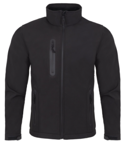Kurtka Softshell z Membraną TPU JHK Wodoodporna -Czarna