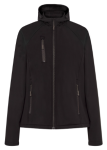 Kurtka Damska Softshell z kapturem JHK -Czarna