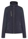 Kurtka Damska Softshell z kapturem JHK -Granatowa