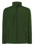 Kurtka Męska Softshell JHK -Butelkowa zieleń