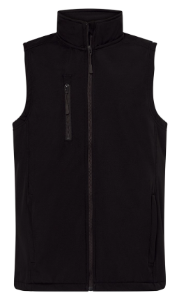Męska kamizelka JHK SOFTSHELL VEST- kolor Czarny.Dostępne na koszulkisuper.com.png
