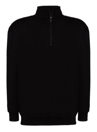 Bluza męska z półzamkiem JHK-Czarna.Dostępne na koszulkisuper.com.png