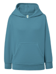 Bluza dziecięca z kapturem typu kangurek JHK -Petrol Blue