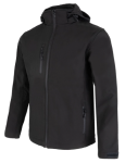 Kurtka Softshell z kapturem odpinanym JHK kolor Czarny