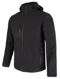 Kurtka Softshell z kapturem odpinanym JHK kolor Czarny