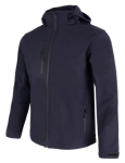 Kurtka Softshell z kapturem odpinanym JHK -Granatowy kolor