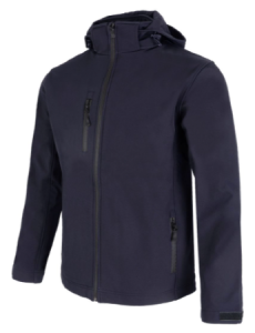Kurtka Softshell z kapturem odpinanym JHK -Granatowy kolor