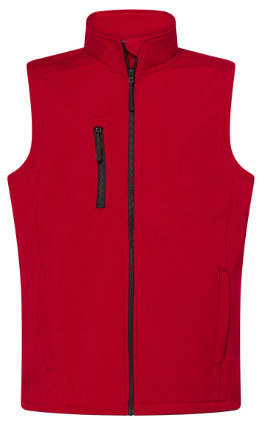 Męska kamizelka JHK SOFTSHELL VEST- kolor Czerwony.Dostępne na koszulkisuper.com.png