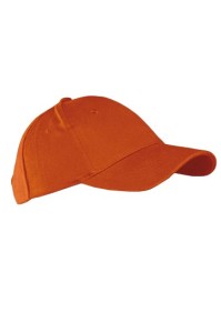 Czapka z daszkiem 5 panelowa -Orange