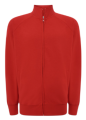 Bluza męska rozpinana JHK SWRA FUZIP Czerwona. Dostępne na www.koszulkisuper.com