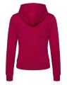 Bluza damska typu kangurek z kapturem i z troczkami w kolorze bluzy SWUL KNG JHK -kolor Malinowa. Dostępne na www.koszulkisuper.com