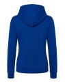 Bluza damska typu kangurek z kapturem i z troczkami w kolorze bluzy SWUL KNG JHK -kolor Niebieska. Dostępne na www.koszulkisuper.com .
