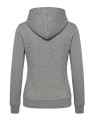 Bluza damska typu kangurek z kapturem i z troczkami w kolorze bluzy SWUL KNG JHK -kolor Szara. Dostępne na www.koszulkisuper.com .
