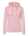 Bluza damska typu kangurek z kapturem i z troczkami w kolorze bluzy SWUL KNG JHK -kolor Różowy. Dostępne na www.koszulkisuper.com