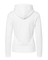 Bluza damska typu kangurek z kapturem i z troczkami w kolorze bluzy SWUL KNG JHK -kolor Biały. Dostępne na www.koszulkisuper.com