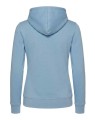 Bluza damska typu kangurek z kapturem i z troczkami w kolorze bluzy SWUL KNG JHK -kolor BŁĘKITNY. Dostępne na www.koszulkisuper.com