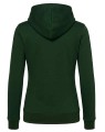 Bluza damska typu kangurek z kapturem i z troczkami w kolorze bluzy SWUL KNG JHK -kolor Butelkowa zieleń. Dostępne na www.koszulkisuper.com