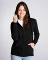 Bluza damska rozpinana z kapturem JHK SWUL HOOD 240 czarna.jpg