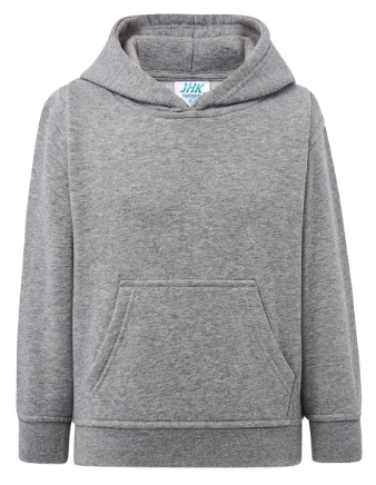 SWRK KNG GM.png_Bluza dziecięca z kapturem typu kangurek JHK -Szara