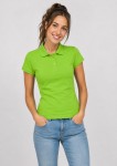 Damska Koszulka Polo Limonka JHK 