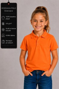 Dziecięca Koszulka Polo Orange JHK 