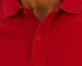 Zbliżenie kołnierzyka_Męska czerwona koszulka polo JHK JT POLO w stylizacji casual .jpg