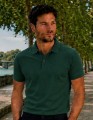 Męska butelkozielona koszulka polo JHK JT POLO w stylizacji casual.jpg