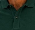 Zbliżenie kołnierzyka_Męska butelka zieleń koszulka polo JHK JT POLO w stylizacji casual.jpg