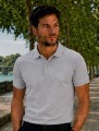 Męska popielata koszulka polo JHK JT POLO GM w stylizacji casual.jpg