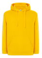 Bluza dresowa z kapturem JHK SWRA KNG KANGAROO.Naszywane kieszenie.Wzmocnione lycrą ściągacze.Sznurek ściagający w kapturze.Gramatura: 290 g/m2.Dostępne na www.koszulkisuper.com -Żółta