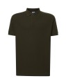 Koszulka polo męska z krótkim rękawem JHK premium 210 g–  leśna zieleń_01 (1).jpg