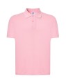 Koszulka polo męska z krótkim rękawem JHK premium 210 g– różowa_01.jpg
