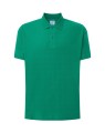 Koszulka polo męska z krótkim rękawem JHK premium 210 g– zielona_01.jpg
