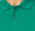 Zbliżenie kołnierzyka_Koszulka polo męska z krótkim rękawem JHK premium 210 g– zielona.jpg