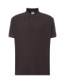 Koszulka polo męska z krótkim rękawem JHK premium 210 g– grafitowa_01.jpg