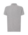 Koszulka polo męska z krótkim rękawem JHK premium 210 g– szary melanż_02.jpg