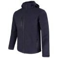 Męska kurtka softshell z odpinanym kapturem JHK – granatowa