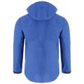 Męska kurtka softshell z odpinanym kapturem JHK – niebieska