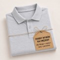 Męska koszulka polo JHK 210 g – bawełniana, popielaty melanż_pomysł na prezent.jpg