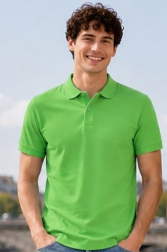 Męska koszulka polo JHK 210 g – bawełniana, limonka.jpg