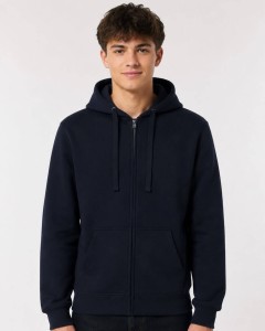 Bluza męska rozpinana z kapturem  granatowa JHK