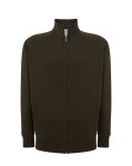 Ciepła bluza męska rozpinana JHK - Khaki