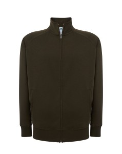Ciepła bluza męska rozpinana JHK - Khaki