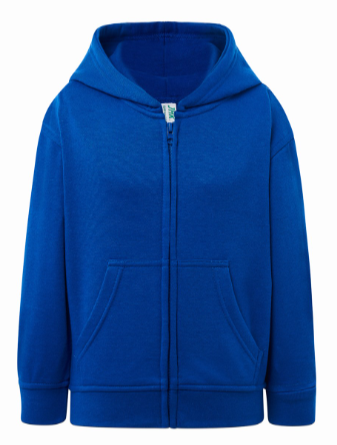 SWRK HOOD RB 9-11.png_Bluza dziecięca z kapturem na suwak JHK -Niebieska