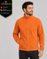 Ciepły polar męski JHK - Pomarańczowy, na modelu.jpg