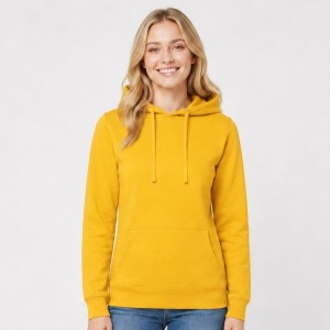 Bluza Damska kangurek żółta JHK 