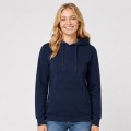 Bluza damska typu kangurek JHK- Granatowa, na modelce.jpg