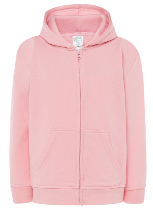 SWRK HOOD PK.png_Bluza dziecięca z kapturem na suwak JHK -Różowa